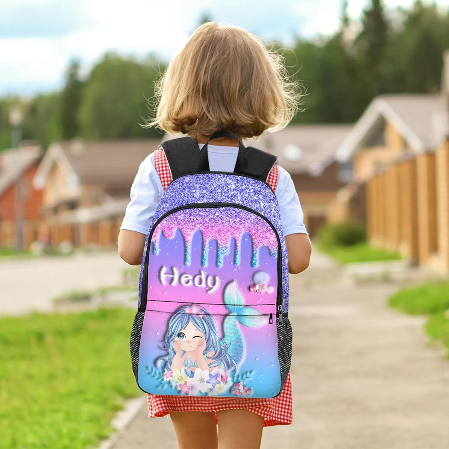Artsadd Custom Kids Backpack Personalized Name Bookbags School Bag for Boys&Girls Preschool Elementary Kindergarten Backpack(A-design 05)