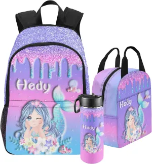 Artsadd Custom Kids Backpack Personalized Name Bookbags School Bag for Boys&Girls Preschool Elementary Kindergarten Backpack(A-design 05)