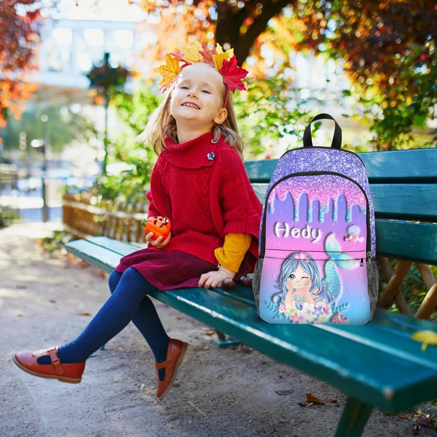 Artsadd Custom Kids Backpack Personalized Name Bookbags School Bag for Boys&Girls Preschool Elementary Kindergarten Backpack(A-design 05)