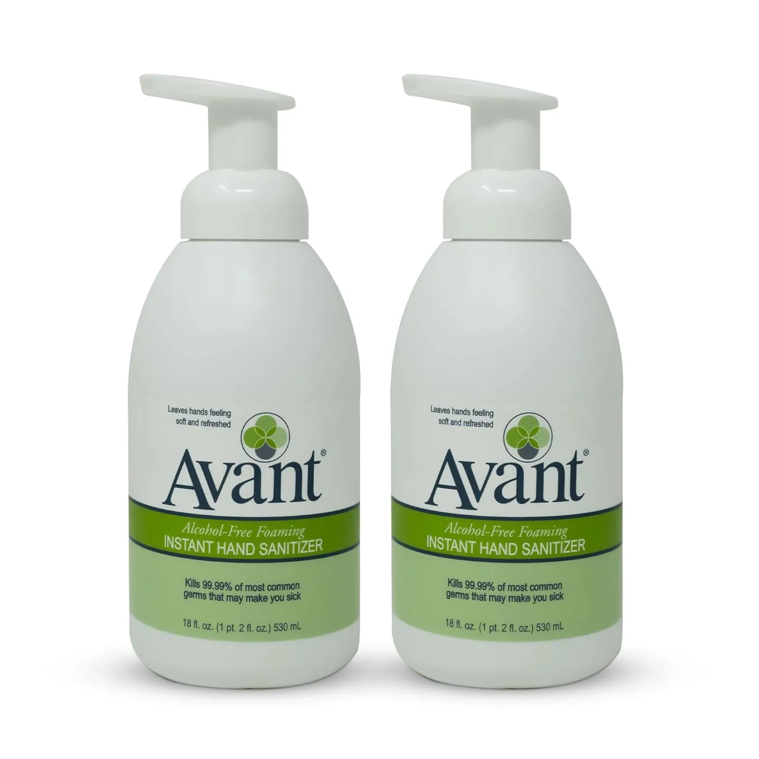 Avant® Alcohol-Free Foaming Hand Sanitizer, 18 oz Bottle 2-Pack bulk