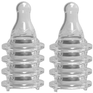 Avima Baby Anti Colic Nipples for Standard Neck Bottles, Silicone Breast Like Nipples - 3 to 6  Months, Medium Flow, Level 2 (Pack of 6)