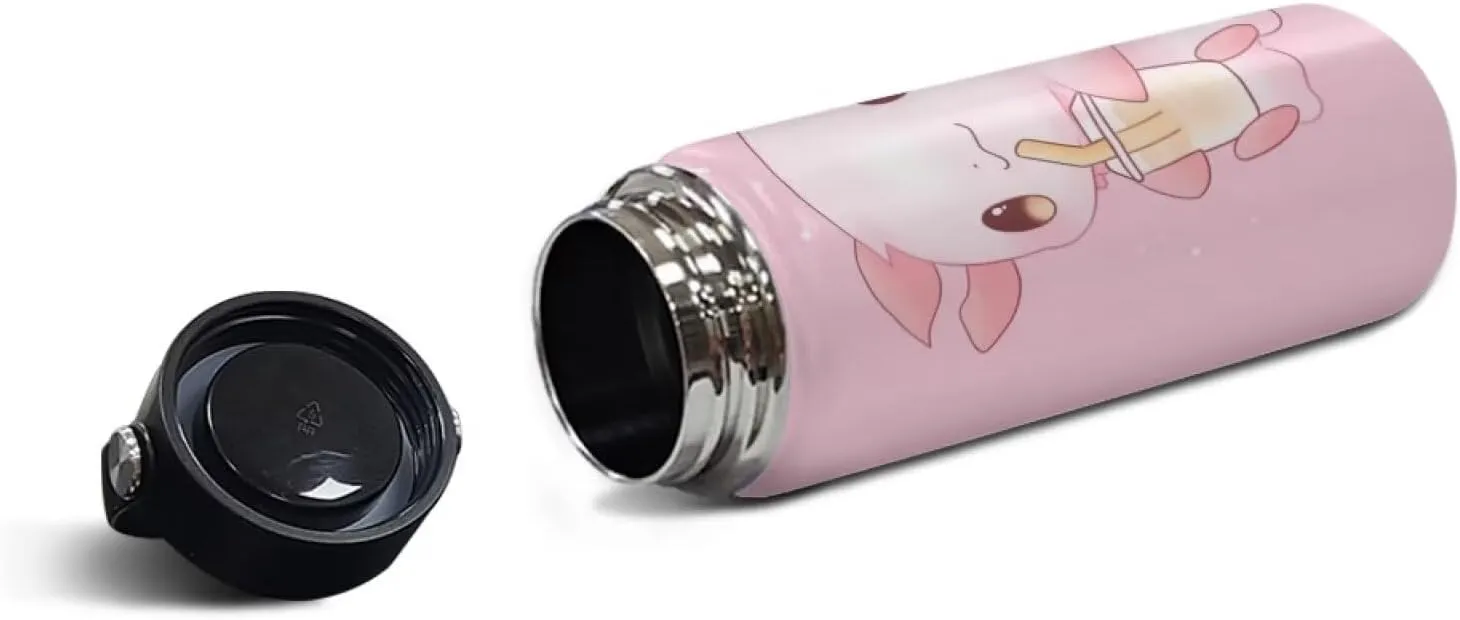 Axolotl Insulated Stainless Steel Water Bottle with Top Handle 20 Oz Vacuum Stainless Steel Sports Travel Water Bottle for Women Men