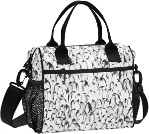 Baby Emperor Penguin Lunch Bag Insulated Lunch Box for Women Men Cooler Bag Leakproof Reusable Lunch Tote Bag with Shoulder Strap Work Picnic