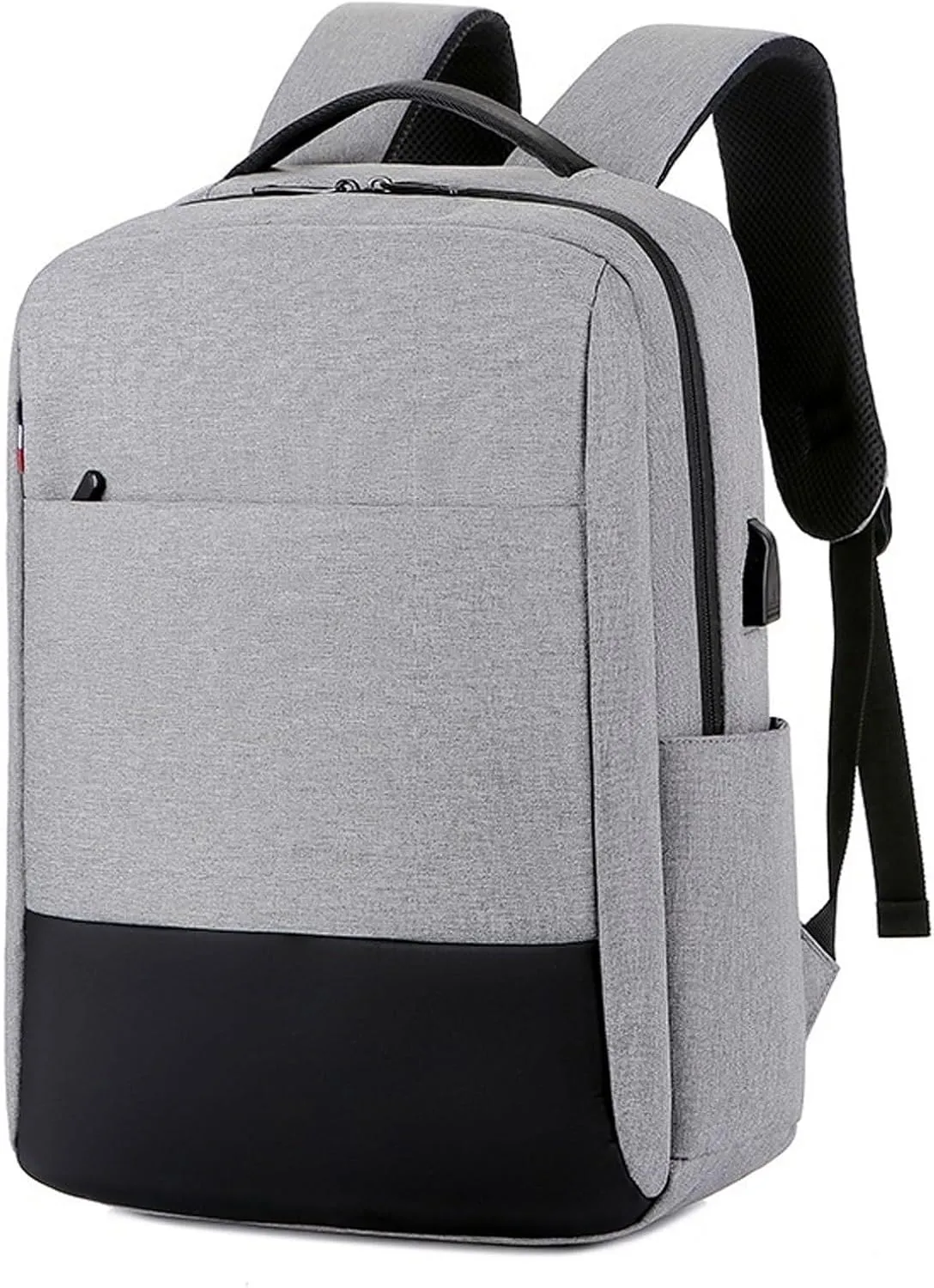 Backpack For Men Men's Polyester Multifunctional Waterproof Charging Backpack Business Casual Urban Laptop Bag(DARK GRAY)