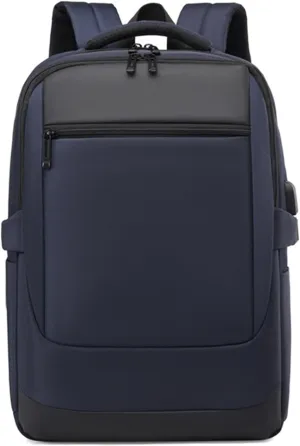 Backpack, Travel Backpack, Water-Repellent Material, Multi-Function, Suitable for Business Travel, Same Style for Men and Women(Dark Blue)