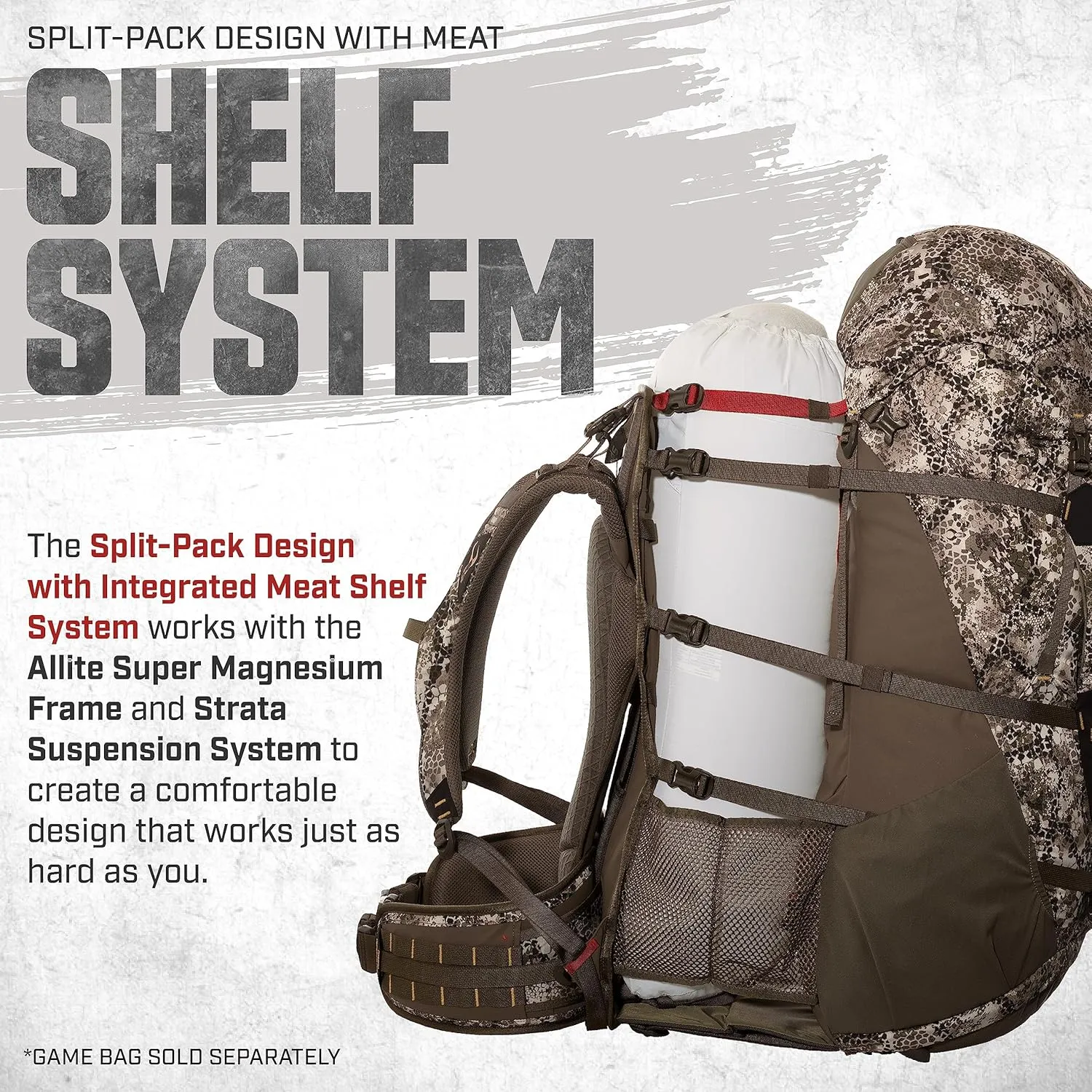 Badlands MRK 6 Pack | Super Durable Hunting Pack for Meat-Hauling in Tough Conditions, Approach, Large