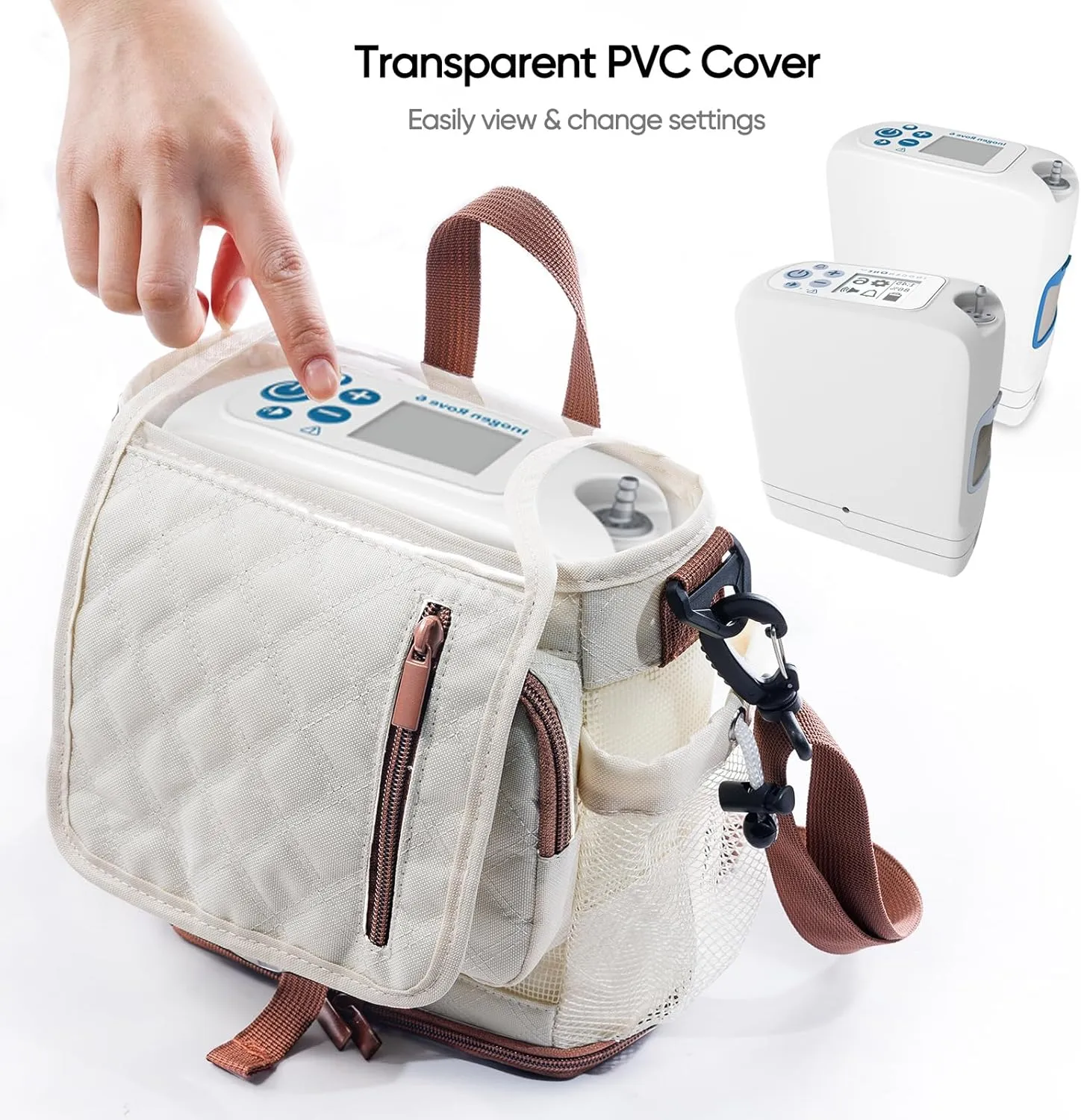BAGSFY Lightweight Carry Shoulder Bag for Inogen One G5 and Rove 6 Tote, Portable Oxygen Concentrator Carrying Case for Inogen One G5 Accessories and Battery.