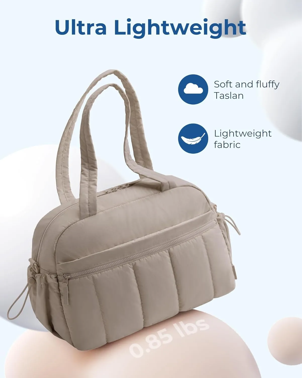 BAGSMART Gym Bag for Women, Duffle Bag for Travel with Wet Pocket, Lightweight Carry on Weekender Duffel, Water Resistant