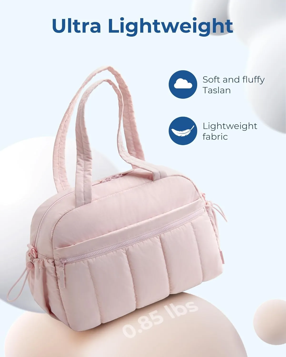 BAGSMART Gym Bag for Women, Duffle Bag for Travel with Wet Pocket, Lightweight Carry on Weekender Duffel, Water Resistant