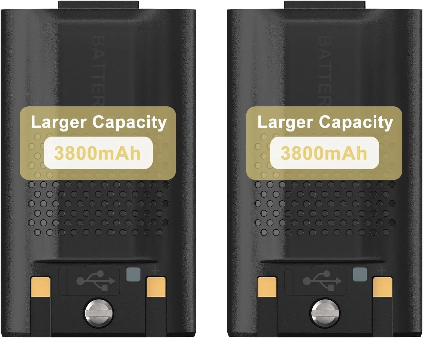 BAOFENG 2 Pack UV-17 Battery High Capacity 3800mAh for UV-17 Pro GPS Ham Radio Type-C Charging DC8.4V BL-UV17 Replacement UV-17H Walkie Talkie Accessories