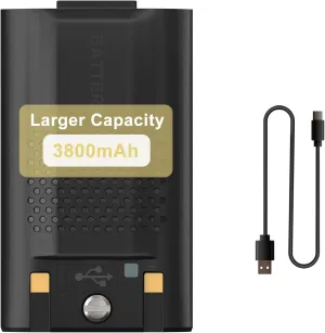BAOFENG UV-17 Pro GPS Battery 3800mAh Big Capacity USB-C Charging Li-ion Battery for UV-17R Radio with Type-C Cable