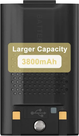 BAOFENG UV-17R Battery Larger Capacity 3800mAh for UV-17 Pro GPS Ham Radio USB-C Charging DC8.4V BL-UV17 Replacement UV-17R Walkie Talkie Accessories