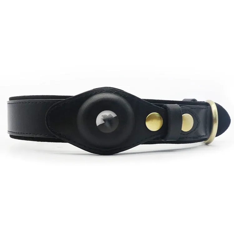 Barktec TrackEasy Leather Collar & Smart Dog Tracker Set