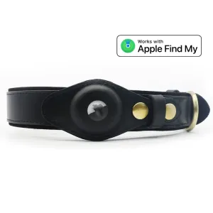 Barktec TrackEasy Leather Collar & Smart Dog Tracker Set