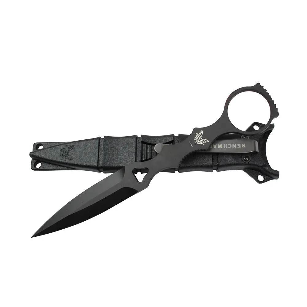 Benchmade 176 SOCP Black Dagger Black Sheath