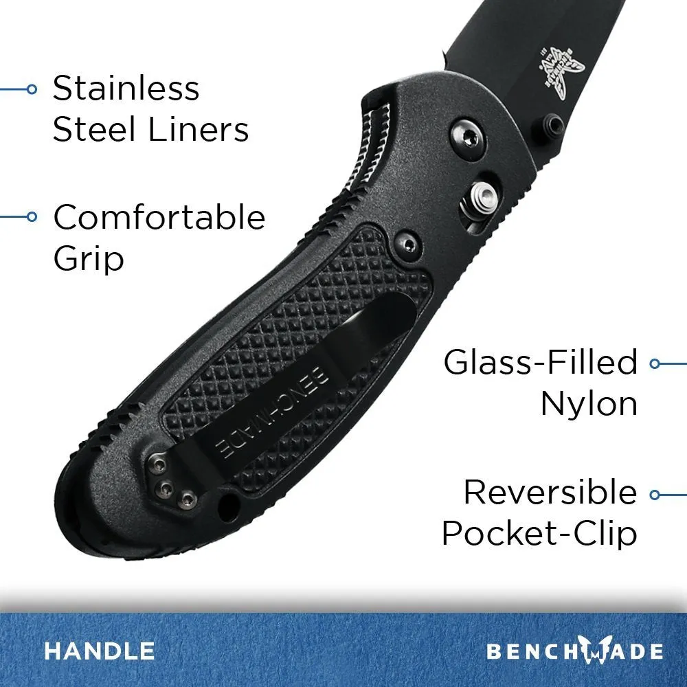 Benchmade - Griptilian 551BK Knife, Drop-Point