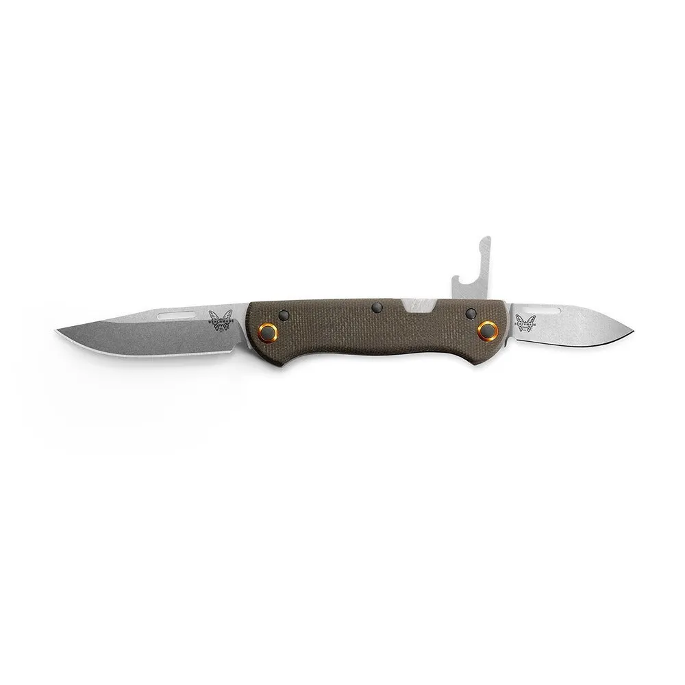 Benchmade Weekender Folding Knife OD Micarta
