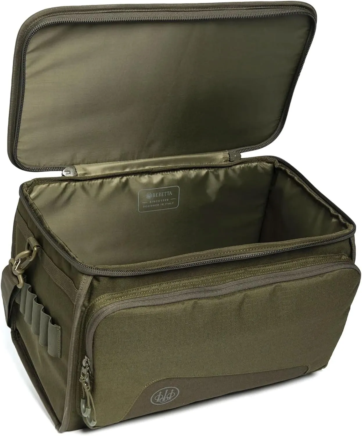 Beretta Gamekeeper EVO Durable Lightweight Functional Outdoor Hunting Shooting Tactical Zippered Cartridge Bag 250 with Adjustable Shoulder Strap | Capacity of 10 Boxes x 25 Cartridges