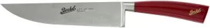 Berkel Elegance Chef's Knife | 8" Stainless Steel Blade | Elegant Cutlery for Home & Kitchen | Made in Italy (Red)