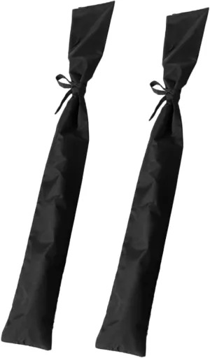BESPORTBLE Japanese Sword Sleeve Pouch Lightweight Portable Sword Bag Bamboo Wooden Holder Black 130cm