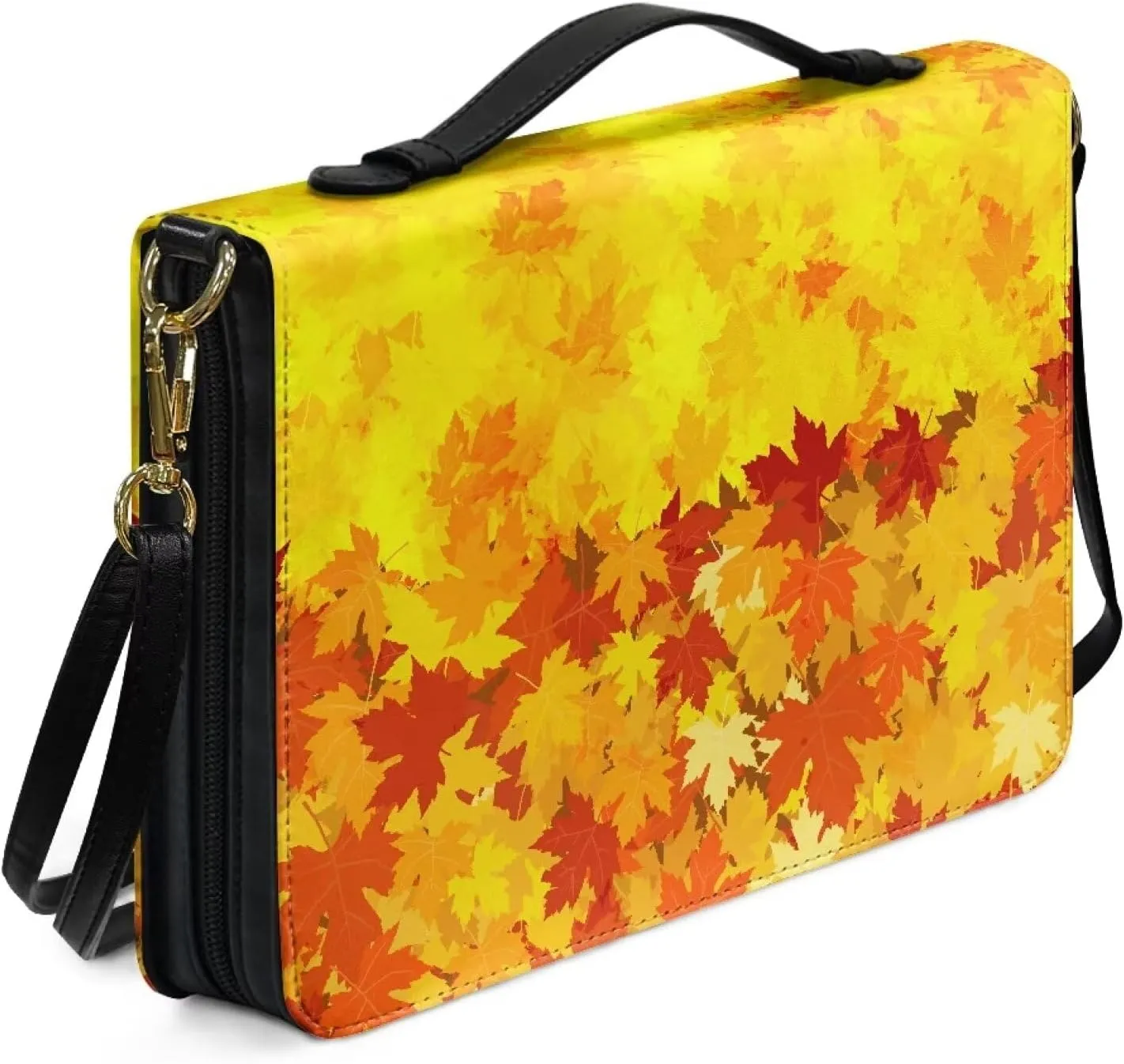 Bible Cover - Portable Bible Case with Shoulder Strap for Bible Study