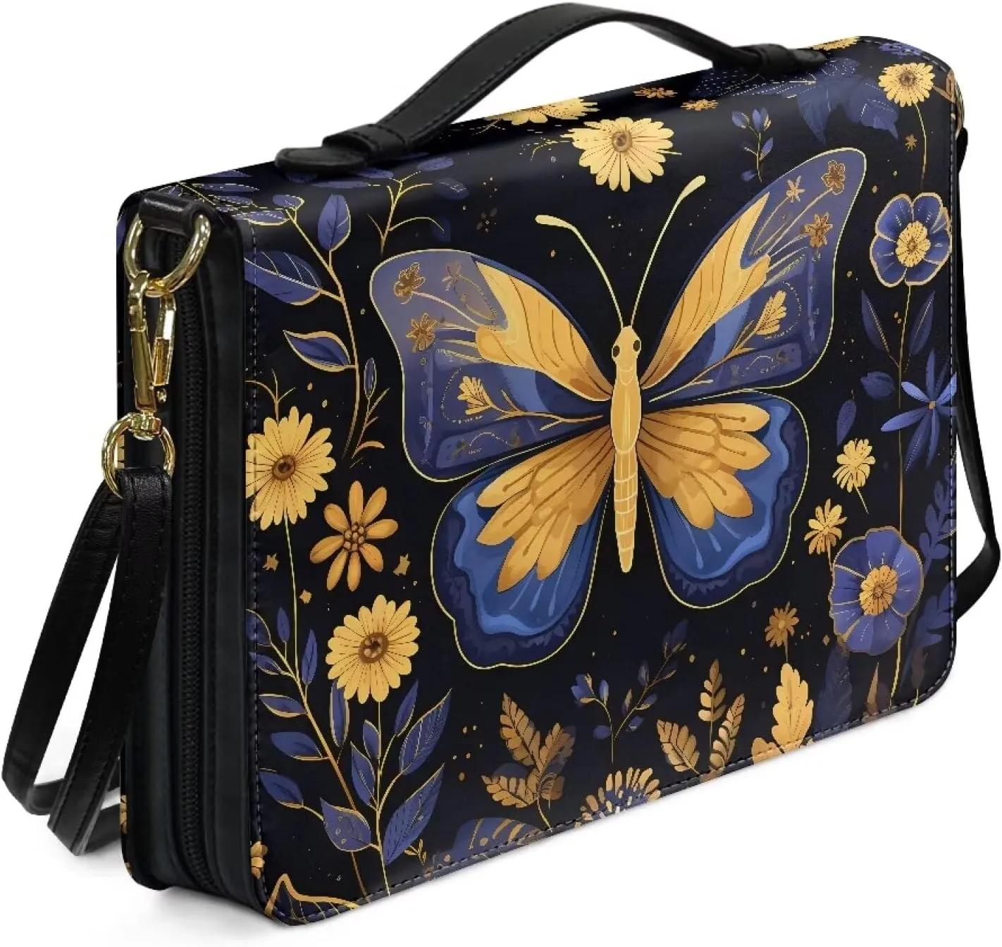 Bible Covers for Women Bible Holder Case Waterproof Bible Protector PU Leather Bible Organizer Bag