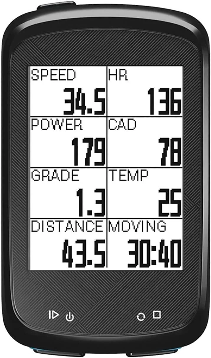 Bicycle Wireless Smart Computer, Outdoor Riding Gear Multifunctional Waterproof Backlight Display, Black