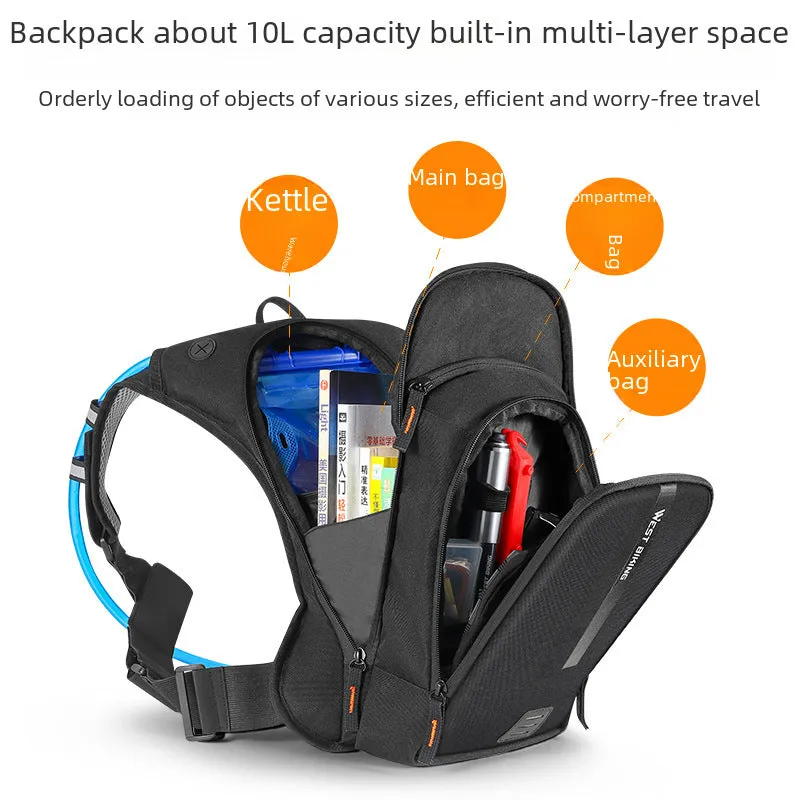 Bike Backpack With Water Bag