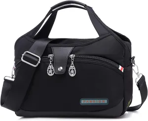 Blaciokamith Tote Bag, Soft Side Lightweight Underseat Tote Bag, Fashionable Simple Messenger Bag for Womens