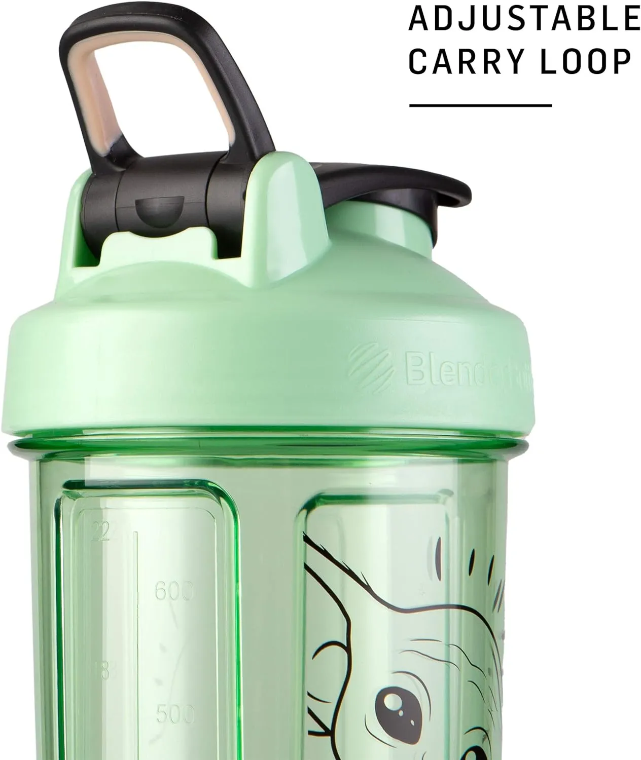 BlenderBottle Star Wars Shaker Bottle Pro Series Perfect for Protein Shakes and Pre Workout, 28-Ounce, Mandalorian & Child (Pack of 1)