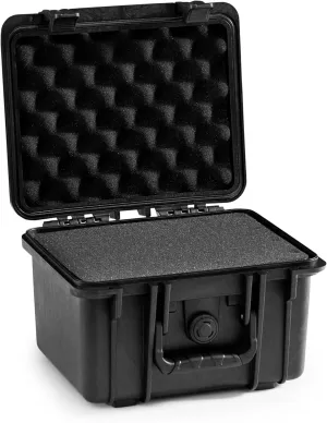 BluBox TSA Approved Camera Case - Compact Waterproof Carry Case - 9.6x7.3x6 Inches, IP67 Rated Small Hard Case for Electronics, Cameras, and Personal Items