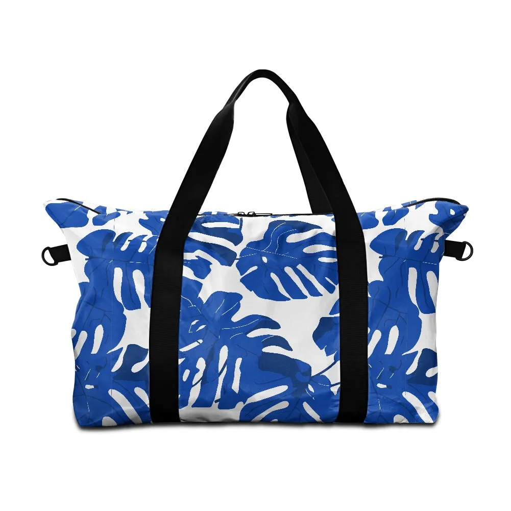 Blue Monstera Lightweight luggage