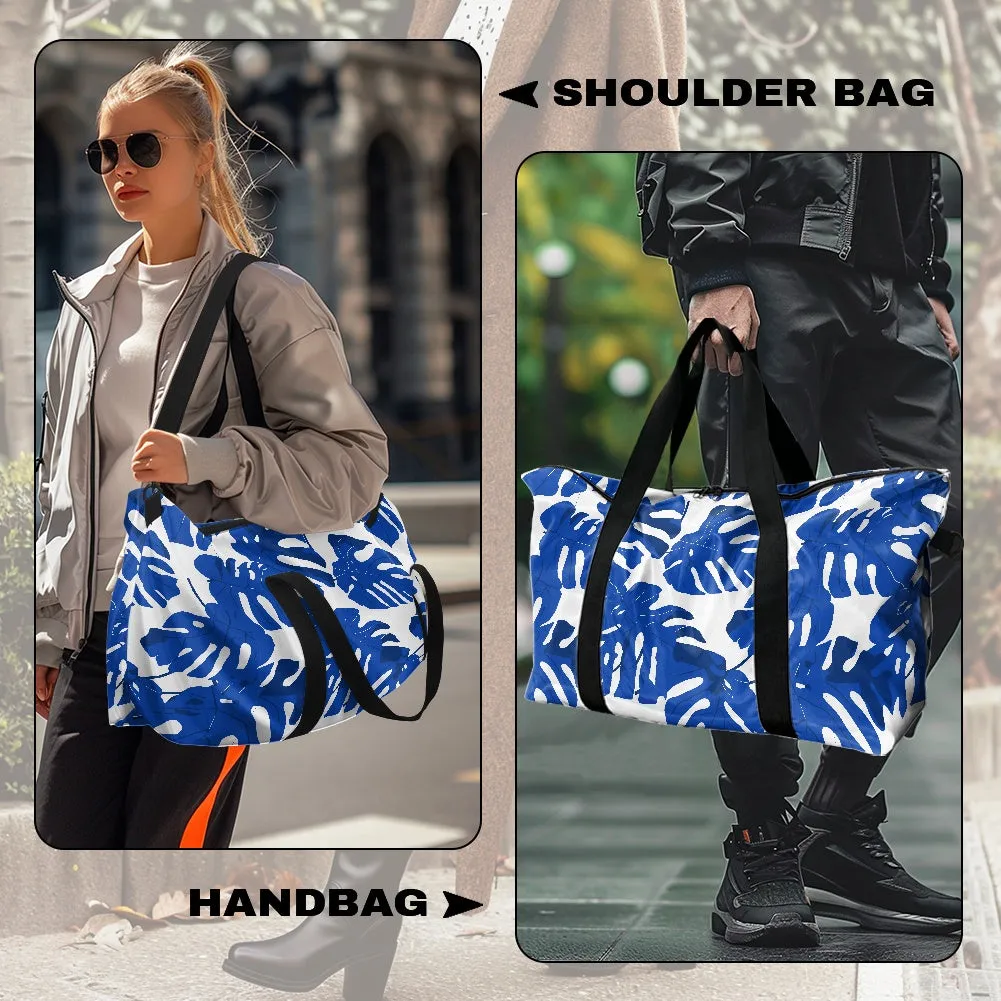 Blue Monstera Lightweight luggage
