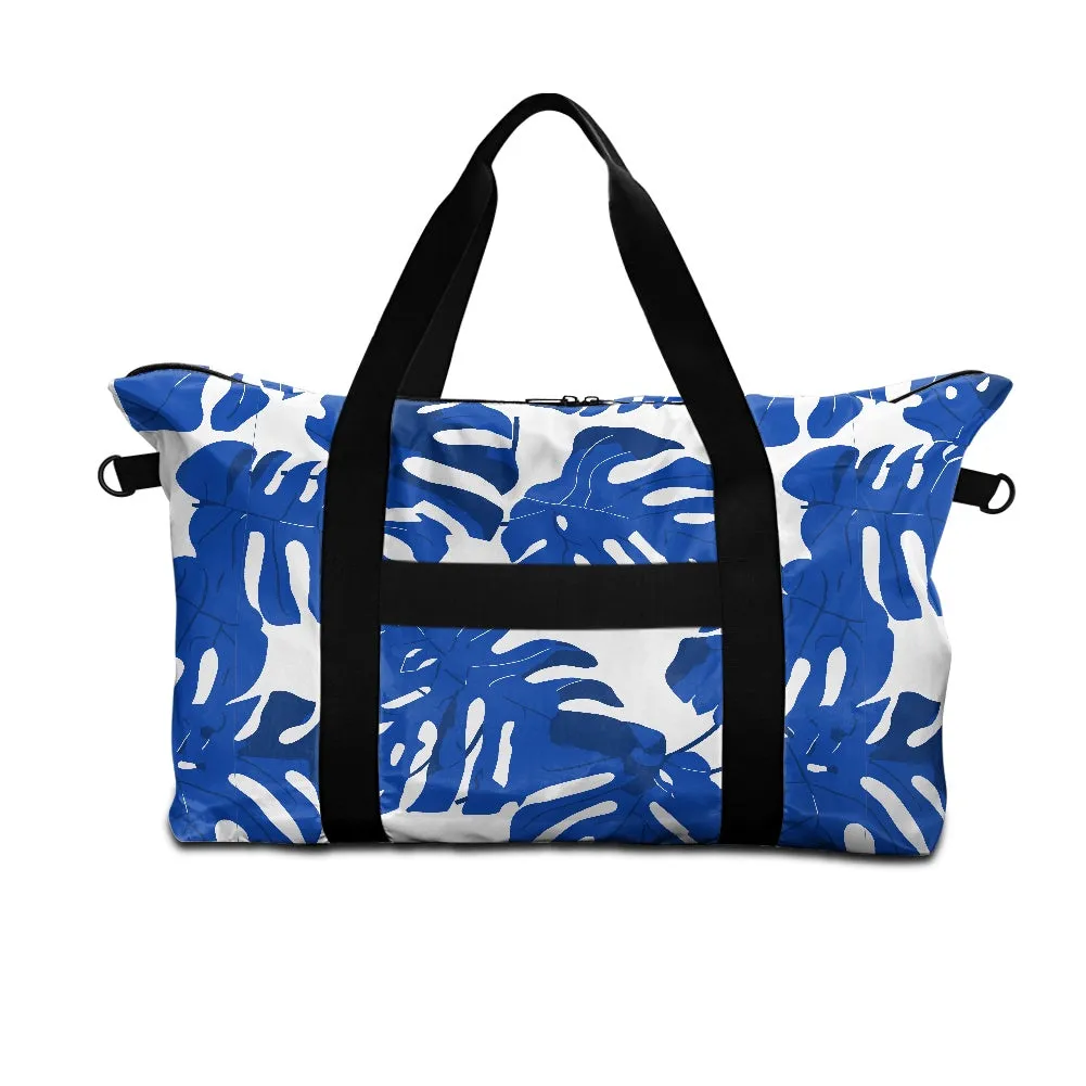 Blue Monstera Lightweight luggage