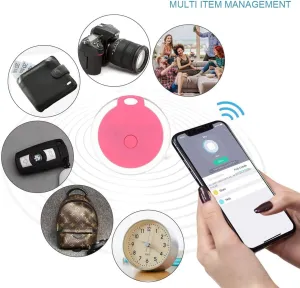 Bluetooth Tracker, 4 PACK Wireless Smart Activity Finder Anti-lost Pet Wallet Phone Key Locator Luggage Reminder GPS Finder Alarm