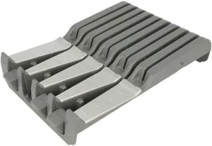 Blum Orga Line Knife Holder 177, 5 mm x 260 mm – KS Dusty Grey/Stainless Steel, Pack of 1, 6484600
