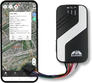 BN 403 A/B 4G GPS Tracker Device for Vehicles No Monthly Fee Car Tracking Device Mini Locator for Automobile Truck Taxi (BAANOOL-403A 4G)