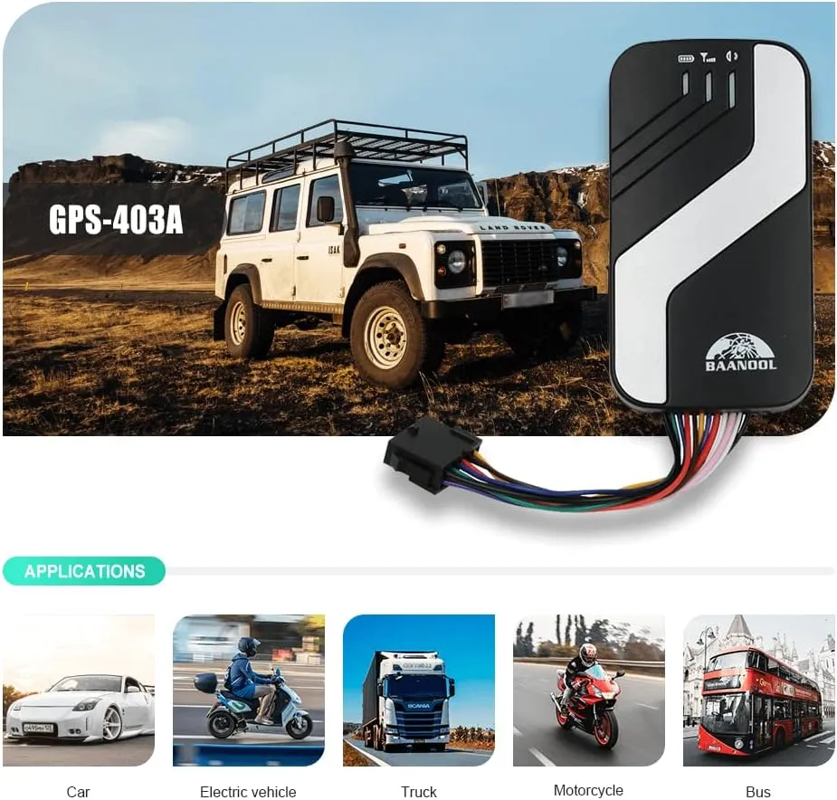 BN 403 A/B 4G GPS Tracker Device for Vehicles No Monthly Fee Car Tracking Device Mini Locator for Automobile Truck Taxi (BAANOOL-403A 4G)