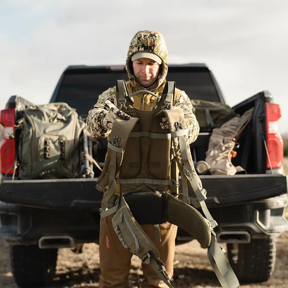 BOG Inception Backpack Frame and Helix Pack with Lightweight Design, YKK Zippers, Durable Build for Hunting, Backpacking