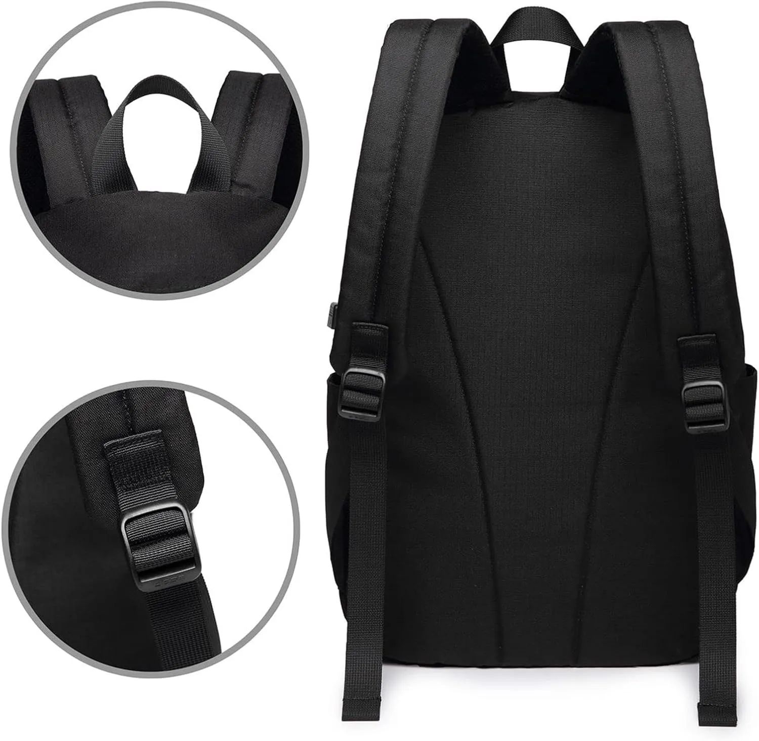 Boston Terrier Travel Laptop Backpack - Durable Business Laptops Backpack with USB Charging Port