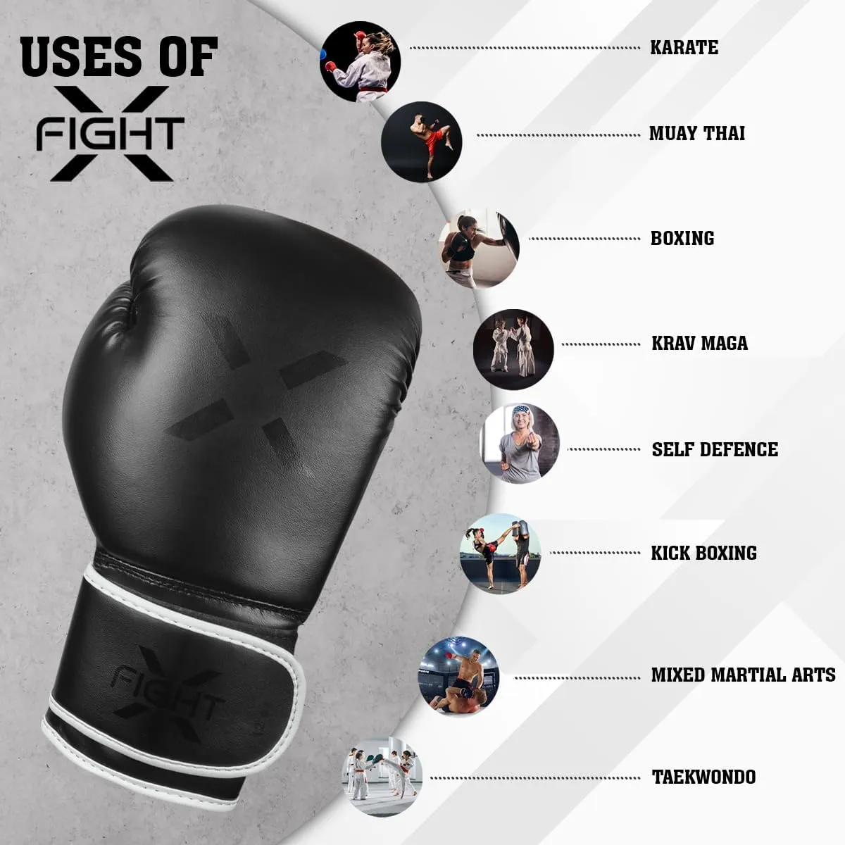 Boxing Gloves MMA Heavy Bag Boxing Gloves for Adults Boxing Practice Gloves Men and Women Lightweight Boxing Gloves for Training & Sparring Gloves Boxing for Kickboxing