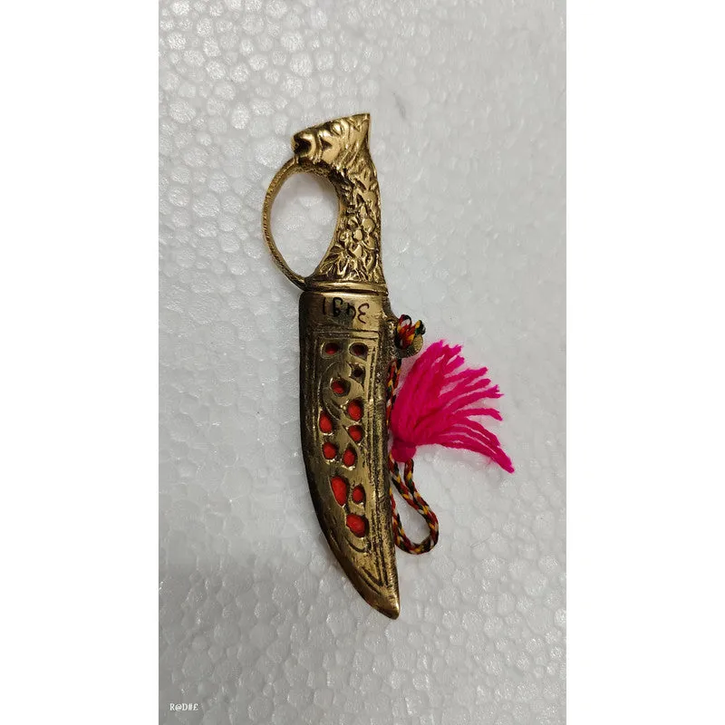 Brass Princely Small Traditional Katar For Wedding (3491)