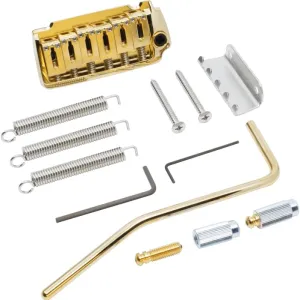 Bridge - Gotoh, EV510T-FE, Two Point, Tremolo, Color: Gold