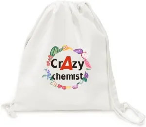 Brief Best Cool Crazy Chest CHEM. Canvas Fabric Vegetable Fruit Folding Cinch Bag