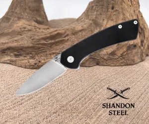 Buck 040 Onset Frame Lock Knife Black G-10 (3.36" Satin S45VN)