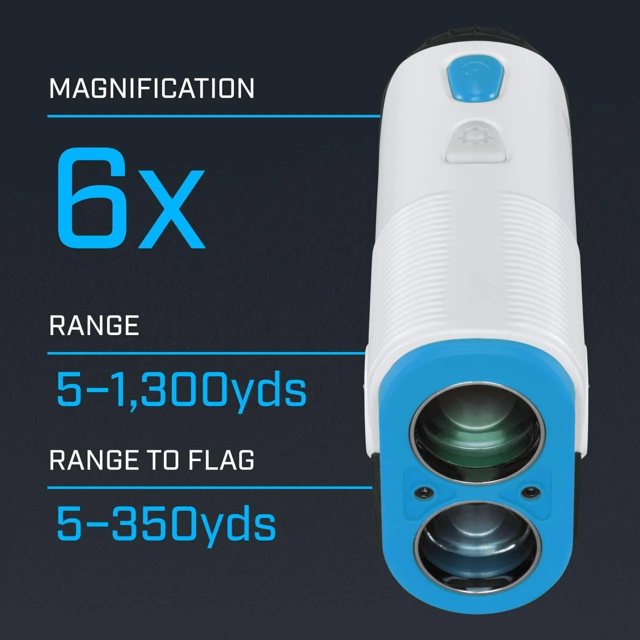 Bushnell A1-Slope Golf Laser Rangefinder Bundle - Ultra-Compact, 6X Magnification, BITE Magnetic Skin, PinSeeker with JOLT with PlayBetter Portable Charger & Microfiber Towel