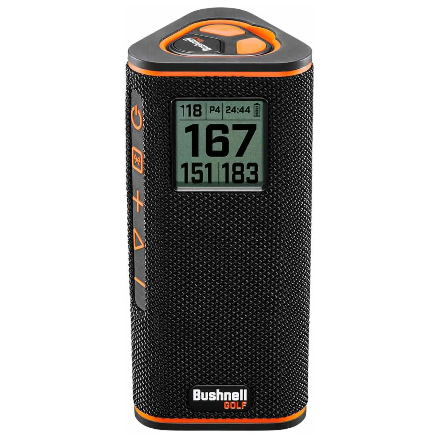 Bushnell Wingman View Golf GPS Bluetooth Speaker with Wearable4U Ultimate EarBuds and Wall and Car Chargers Bundle