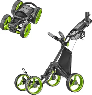 CaddyTek Explorer V8 - SuperLite 4 Wheel Golf Push Cart, Explorer Version 8