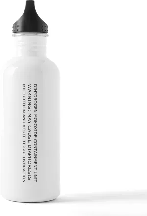 CafePress Dihydrogen Monoxide Containment Water Bottle 1.0L (34 oz) Stainless Steel Water Bottle