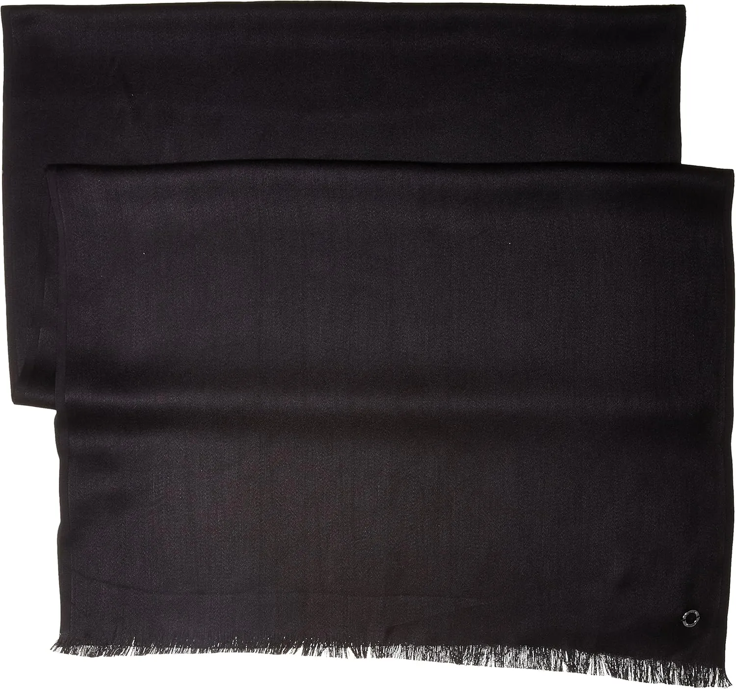 Calvin Klein womens Ck Logo Solid Satin Feel Lightweight Pashmina